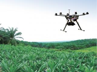 Petani Kesulitan Ambil Foto Objek dengan Drone 