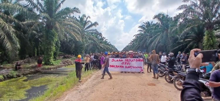 Massa Datangi PT Priatama Riau, Korlap: Kami Sudah Terlalu Lama Dijanjikan