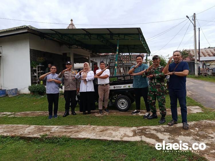Terima Bantuan dari PTPN IV Regional 4, Ketua RT 33: Kendaraan Ini Sangat Kami Butuhkan