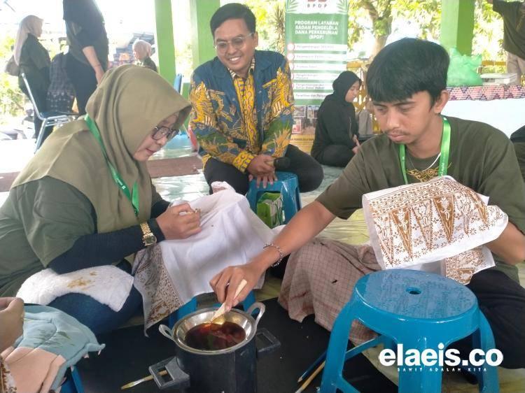 Kadiskop Yakin Batik Berbahan Malam dari Kelapa Sawit akan Berkembang di Dumai