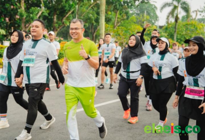 Turun di Kategori 5K Riau Bhayangkara Run 2026, Sori Ritonga: Ini Momentum Positif bagi Para Karyawan