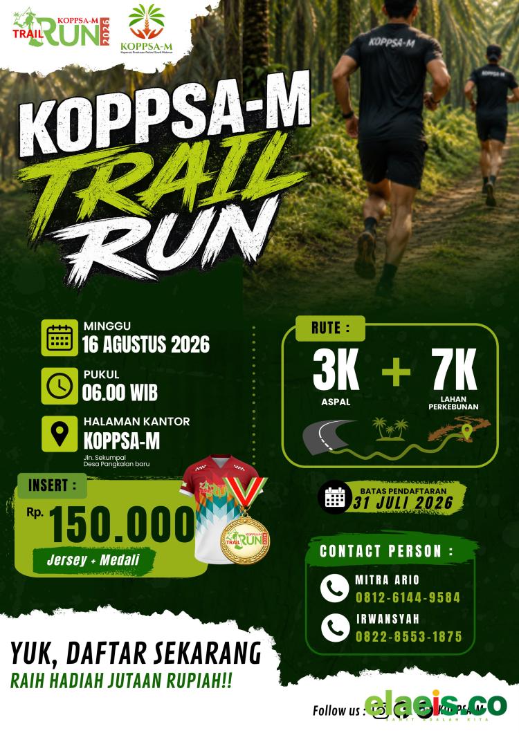 Semarak Peringatan Hari Jadi Koppsa-M ke-25 Ada Koppsa-M Trail Run