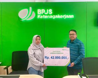 Ahli Waris Peserta DBH Sawit di Pasaman Terima Santunan JKM dari BPJS Ketenagakerjaan Rp42 Juta 